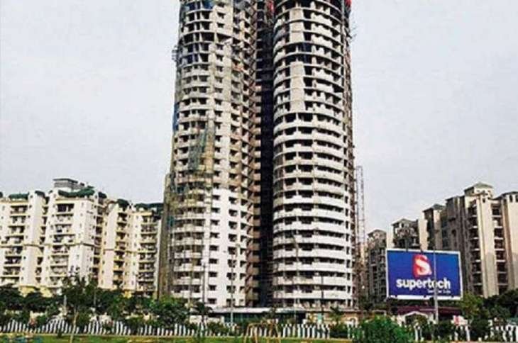 Twin Tower Noida Demolish