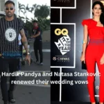 Hardik Pandya and Natasa Stankovic renewed their wedding vows