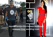 Hardik Pandya and Natasa Stankovic renewed their wedding vows