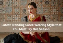 Latest Trending Saree Wearing Style that You Must Try this Season