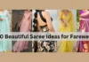 10 Beautiful Saree Ideas for Farewell