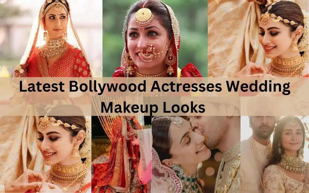 Latest Bollywood Actresses Wedding Makeup Looks