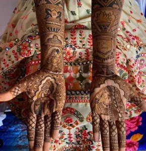 Rajasthani Bridal Mehendi Design 