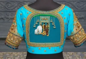 Aari Work Blouse Designs for Wedding 