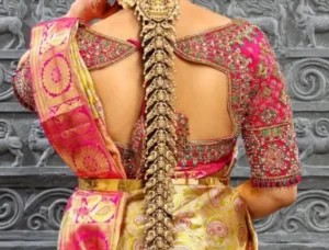 Bridal Aari Work Blouse Design For Silk Saree 