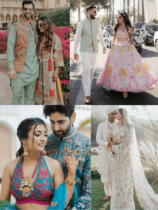 Bride and Groom Matching Outfit Ideas for Indian Wedding : A Bit HATKE Edition