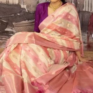 How To Wear a Banarasi Saree 
