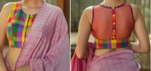 Modern Banarasi Silk Saree Blouse Back Neck Designs 