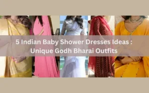 5 Indian Baby Shower Dresses Ideas : Unique Godh Bharai Outfits