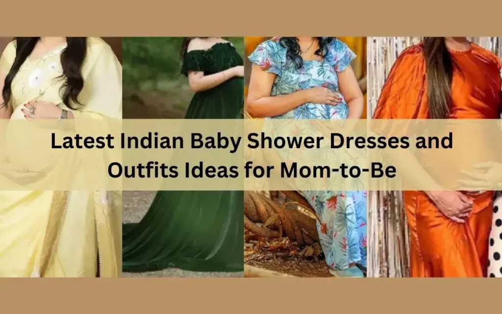 Latest Indian Baby Shower Dresses and Outfits Ideas for Mom-to-Be