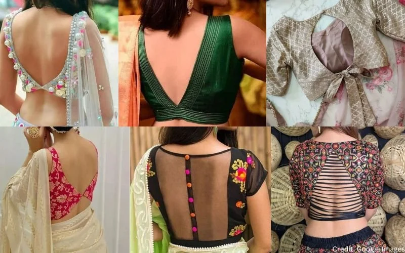 9 Latest Blouse Back Designs 2023